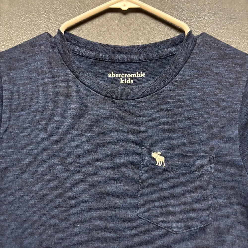 Abercrombie & Fitch Kid's Knit Sweater Shirt 11/12 Pocket Preppy Stretchy Comfy